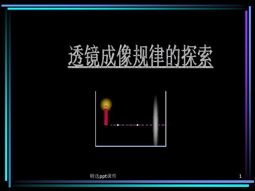 初二物理凸透镜成像规律ppt课件