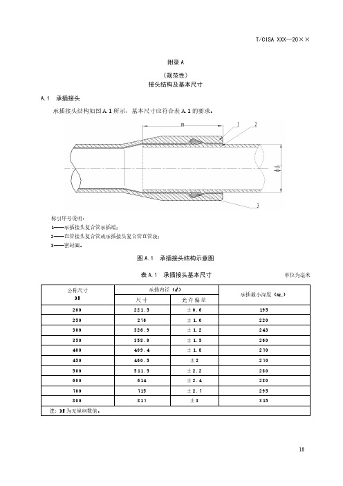 纤维增强不锈钢复合管接头结构及基本尺寸、管件技术要求、连接技术要求