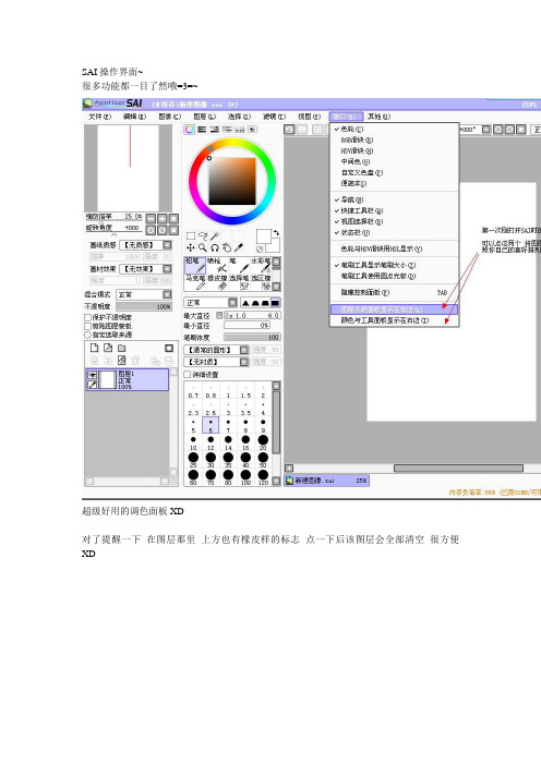 sai教材   基础软件应用