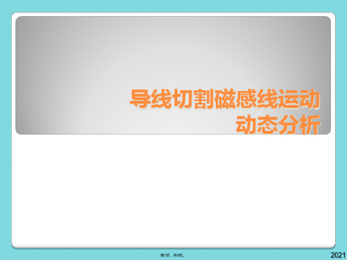 导线切割磁感线运动(与“导体”有关优秀PPT文档)