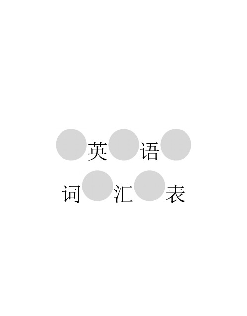 4001编号2017年上海中考英语考纲词汇（全）