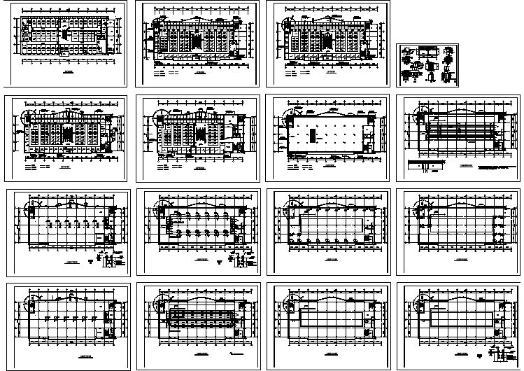 银泰服饰城建筑cad设计结构施工图