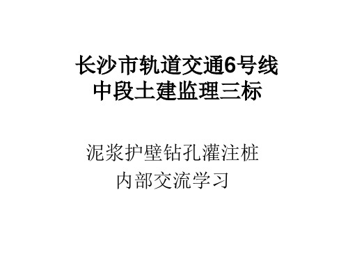 泥浆护壁钻孔灌注桩控制要点与质量问题分析