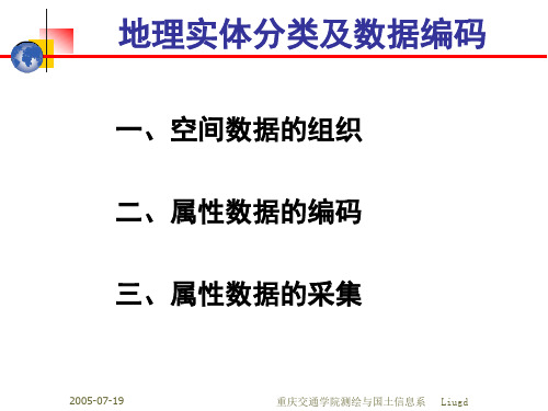 地理实体分类及数据编码.ppt