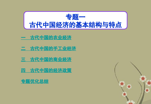 【优化方案】高中历史 本书目录课件 人民版必修2