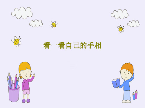 看一看自己的手相27页PPT