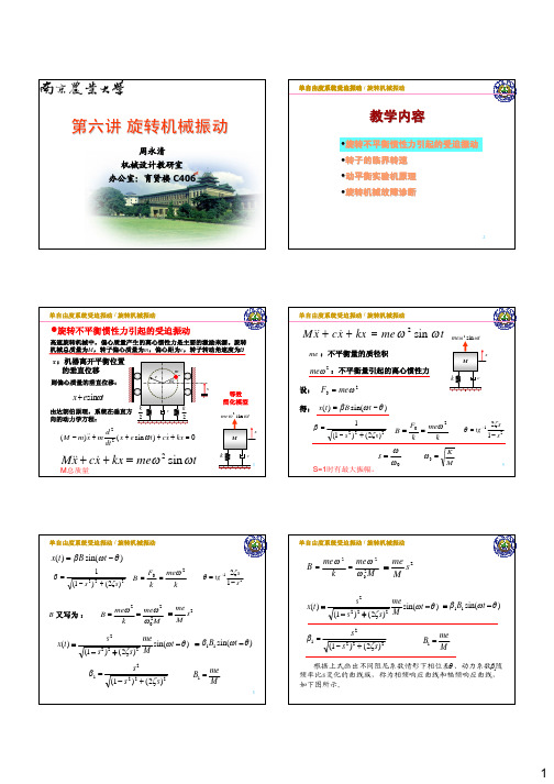 第6讲 旋转机械振动
