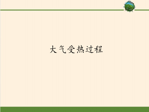 《大气受热过程》地球上的大气PPT课件-湘教版高中地理必修一