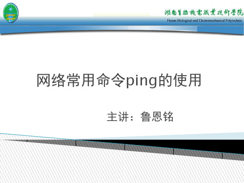 网络常用命令ping的使用