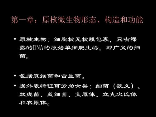 微生物学:原核生物