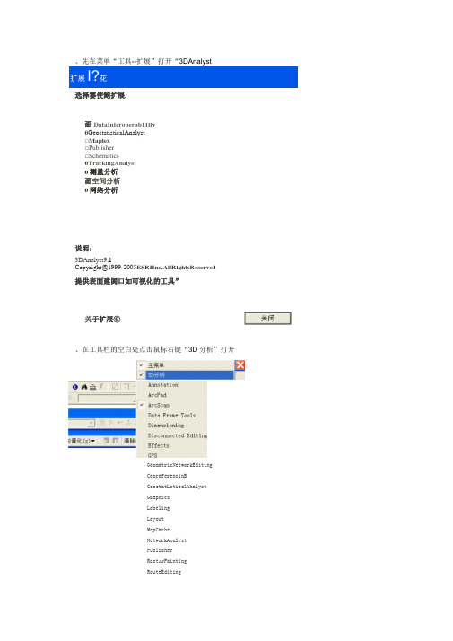 arcgis等高线做内插技术流程