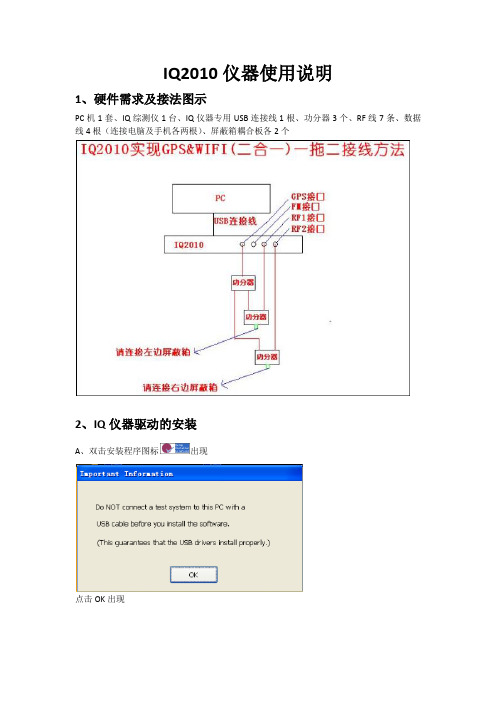 IQ2010仪器使用说明