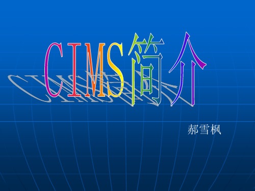 CIMS简介ppt(2)