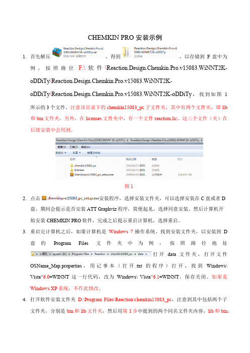 CHEMKIN安装教程