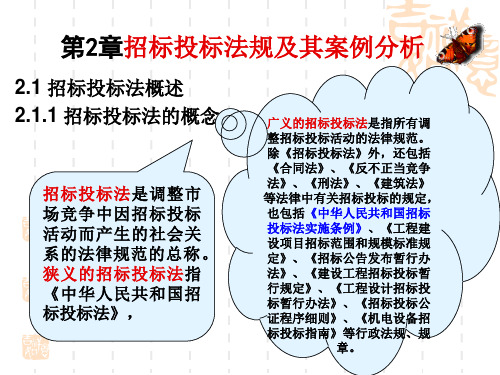 (完整版)招标投标法规及其案例分析