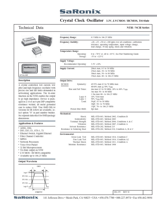 NCHA60A3资料