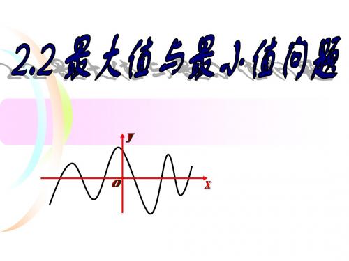 2.2最大值、最小值问题