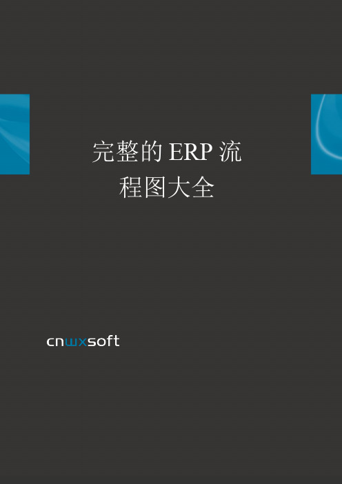 完整的ERP流程图大全-cnwxsoft