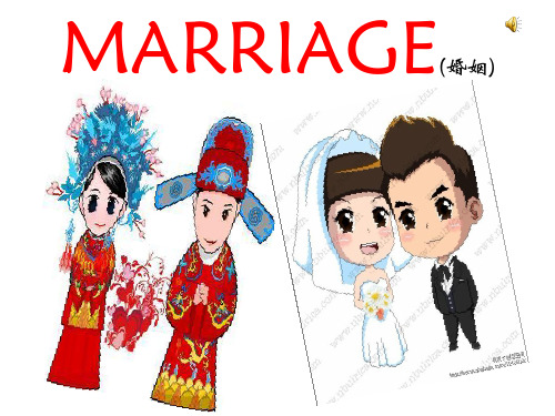 MARRIAGE(婚姻)PPT