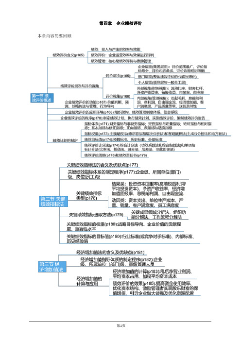 高级会计实务案例分析-第四章 企业绩效评价