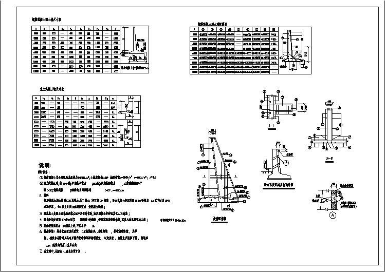 挡土墙结构施工图设计