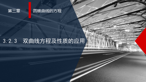 3.2双曲线方程及性质的应用  课件-2024-2025学年高二上学期数学人教A版(2019)选择性