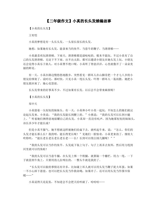 【二年级作文】小真的长头发续编故事