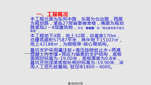 某项目施工策划PPT课件