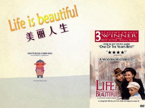 Life is beautiful (外国电影介绍PPT)