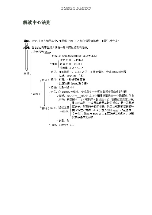 解读中心法则