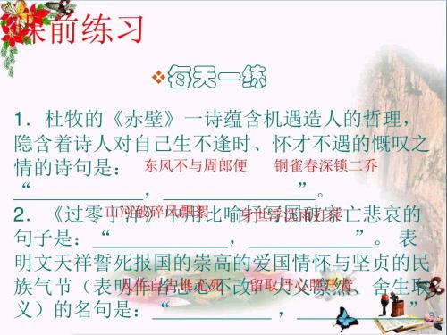 中考复习散文阅读要领及解题指导 PPT课件