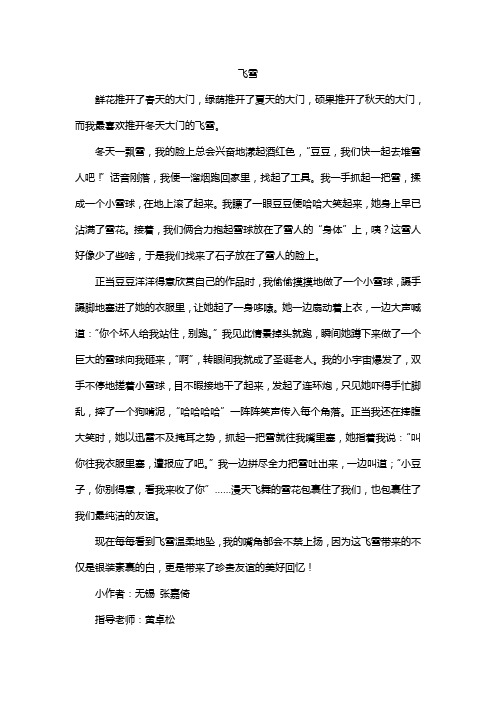 飞雪