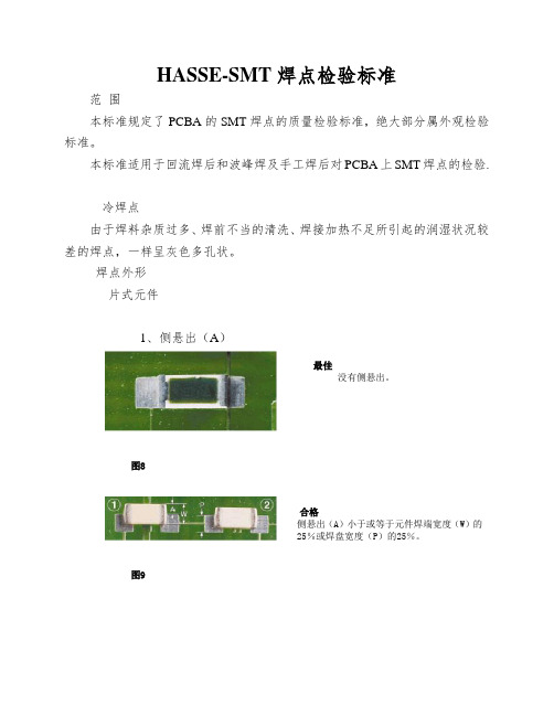 HASSE-SMT焊点检验标准