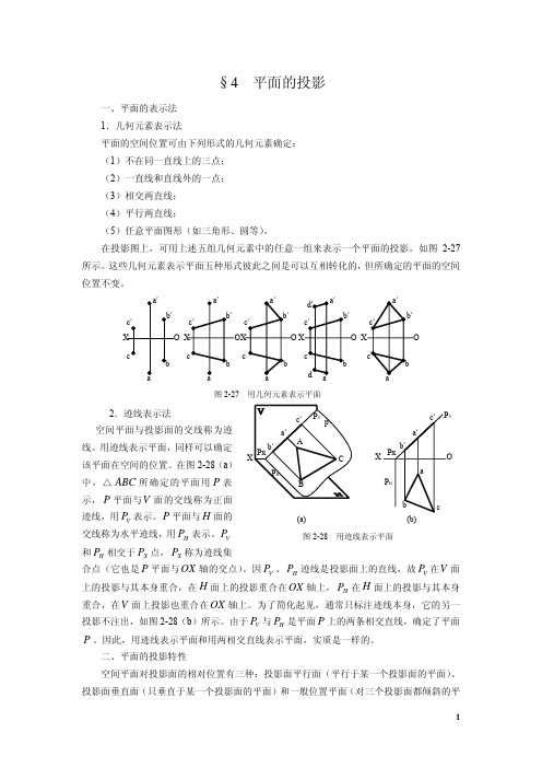 平面投影6