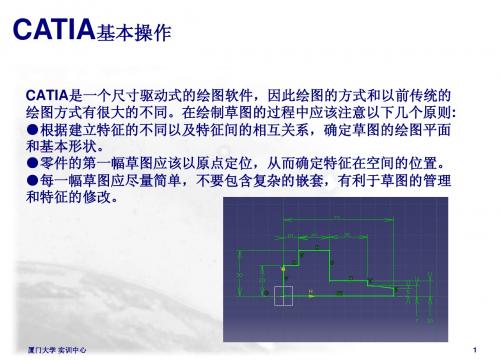 CATIA 第二章草图绘制