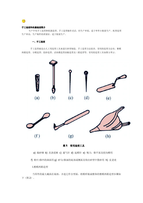 手工造型和机器造型简介