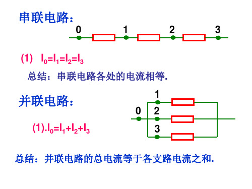 串联、并联与电流表的改装