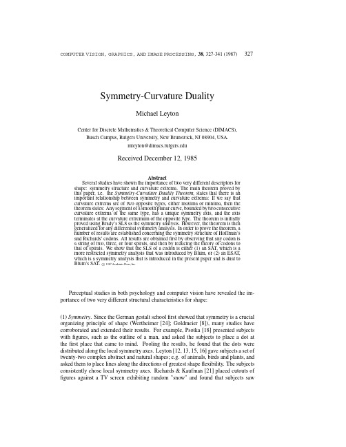 Symmetry-Curvature Duality