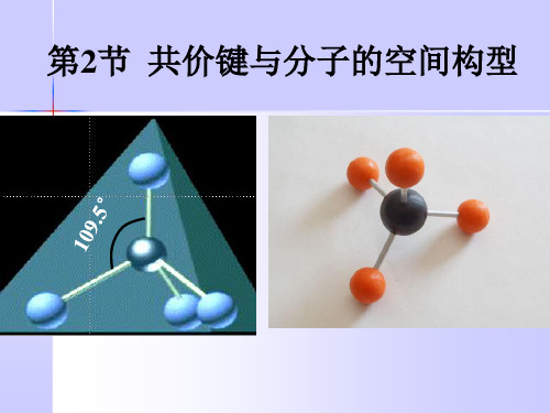 第2节  杂化理论和分子空间构型