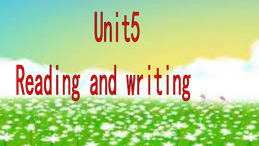 Unit5MyFavoriteActivitiesReadingandwriting(课件)粤人版英