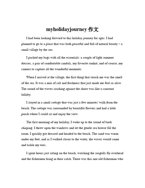 myholidayjourney作文