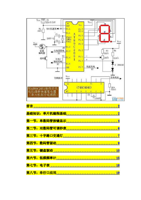 单片机编程源代码