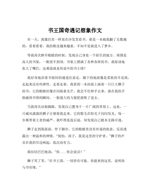 书王国奇遇记想象作文