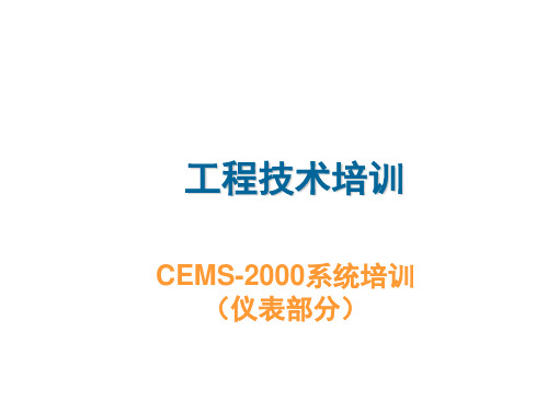 CEMS培训课件