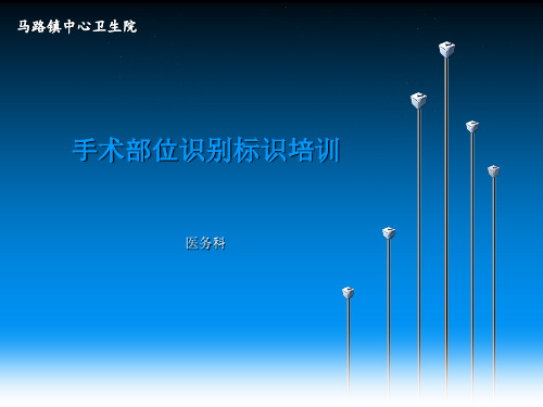 手术部位标识培训课件