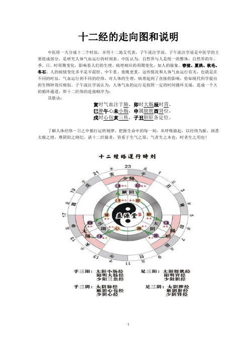 十二经的走向图和说明1