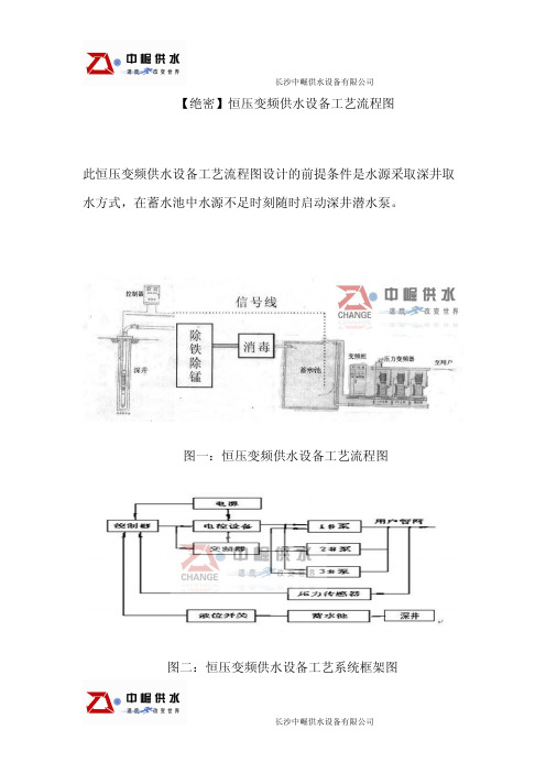 恒压变频供水设备工艺流程图【绝密】