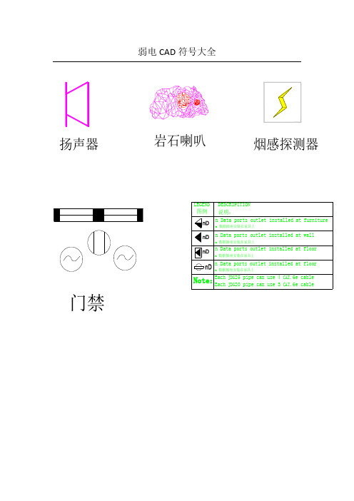 弱电CAD符号大全(是CAD文件)