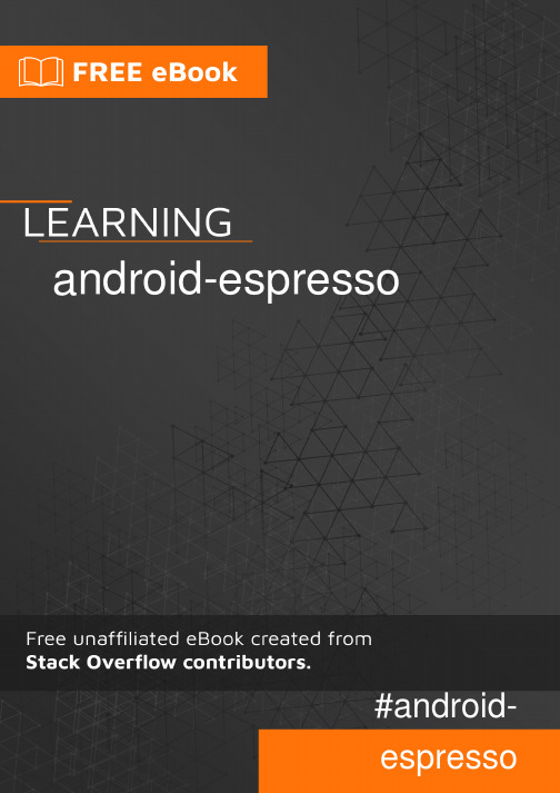 Android Espresso 教程说明书