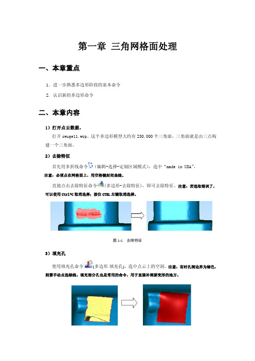 Geomagic studio 11教程连载一：三角面处理